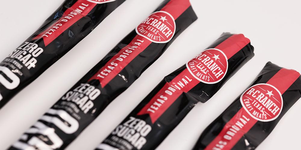 R-C Ranch individually wrapped 1oz Wagyu stick for portion control