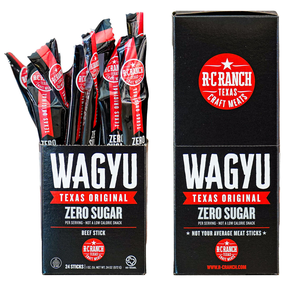 R-C Ranch Wagyu beef stick 1oz wrap for on the go protein