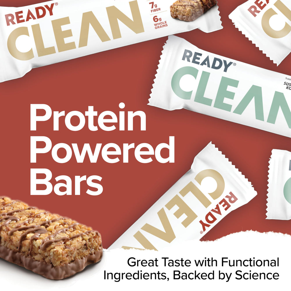 Ready Dark Chocolate Sea Salt Bar 12-pack delivers rich flavor and energy.