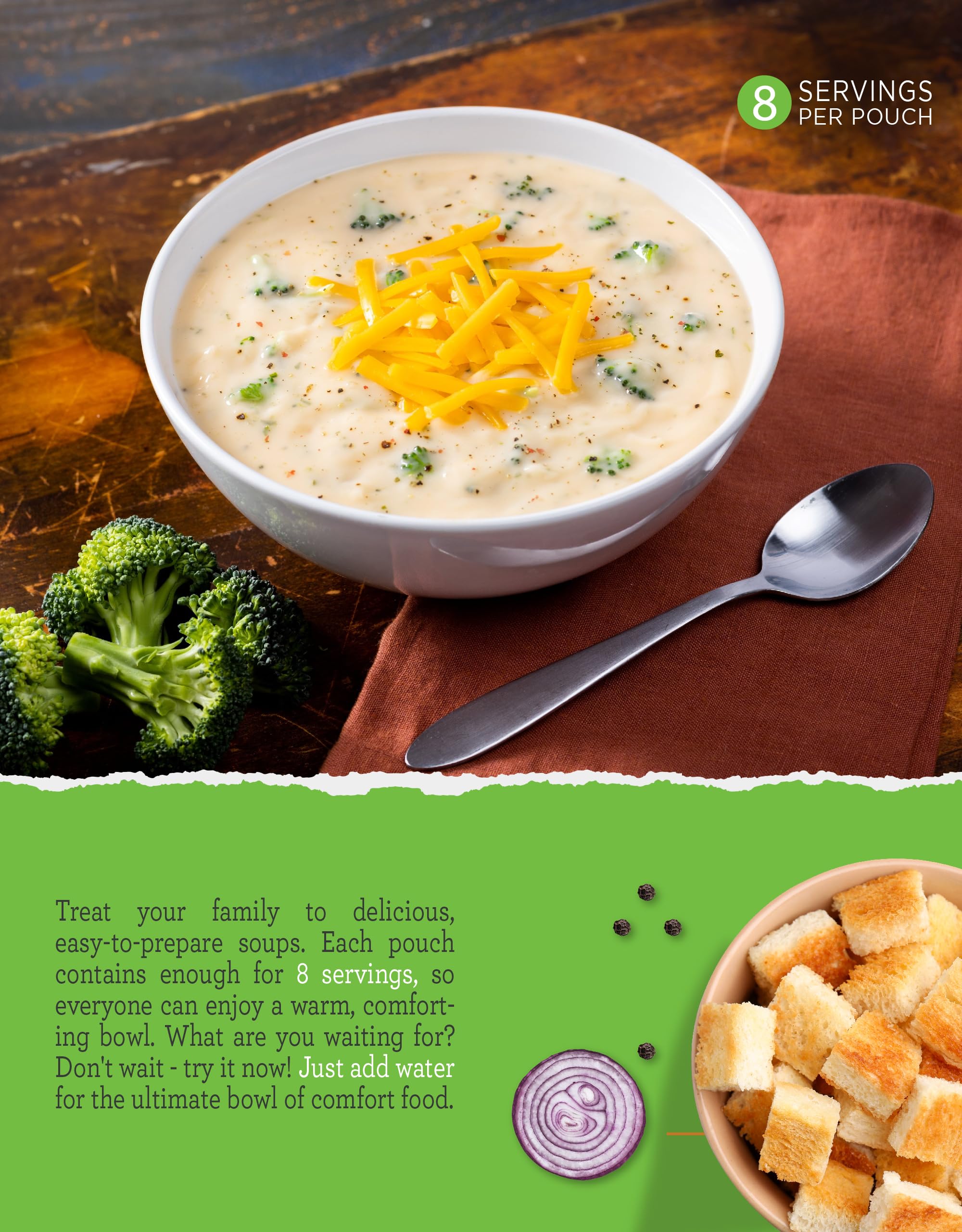 ReadyWise gluten-free soup bowl demonstrates gluten-free comfort in minutes
