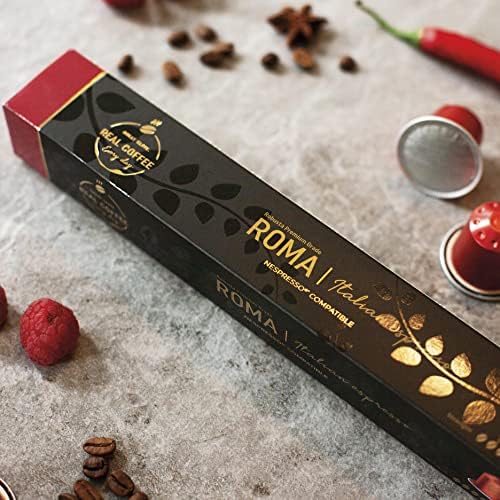 Real Coffee Great Taste Crema-rich espresso capsules produce velvety crema and rich aroma.