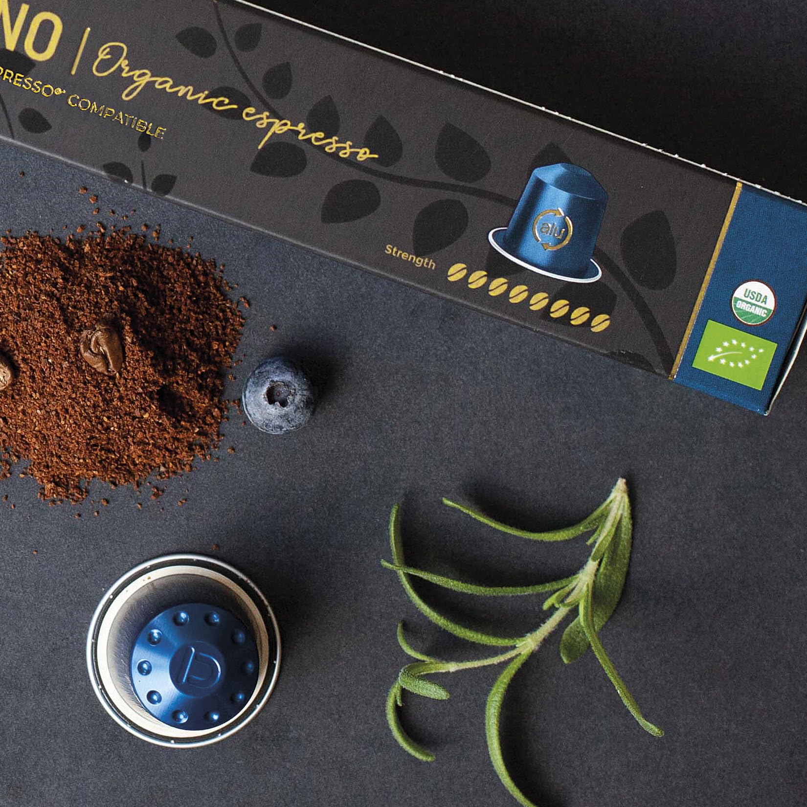 REAL COFFEE MILANO 100% NESPRESSO-COMPATIBLE for easy at-home brewing.