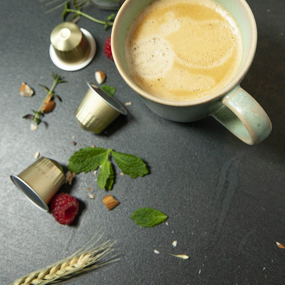REAL COFFEE GREAT TASTE San Marino aluminium capsules arranged for Original Line compatibility
