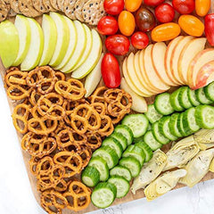 Real Food From the Ground Up ingredients closeup, showcasing veggie blend for a healthier munch.