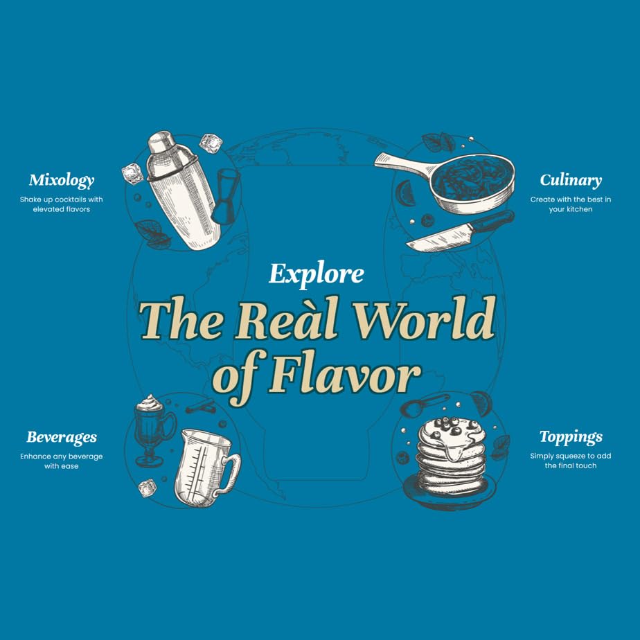 Real Infused Exotics culinary-use dessert application and flavor enhancement
