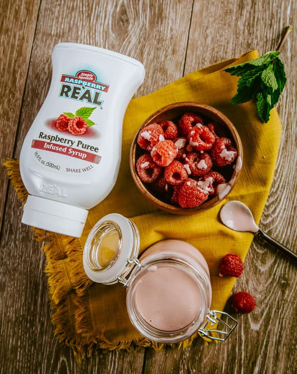 Real Infused Exotics soda mix pour elevates sparkling fruit drinks.