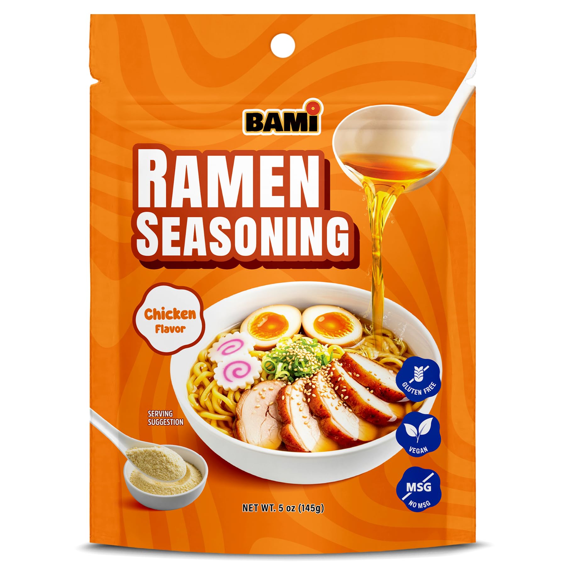 Real Naturals chicken ramen seasoning packets for gluten-free, low-sodium flavor