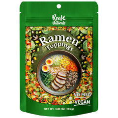Real Naturals dried ramen toppings with cabbage for crunchy, flavorful ramen