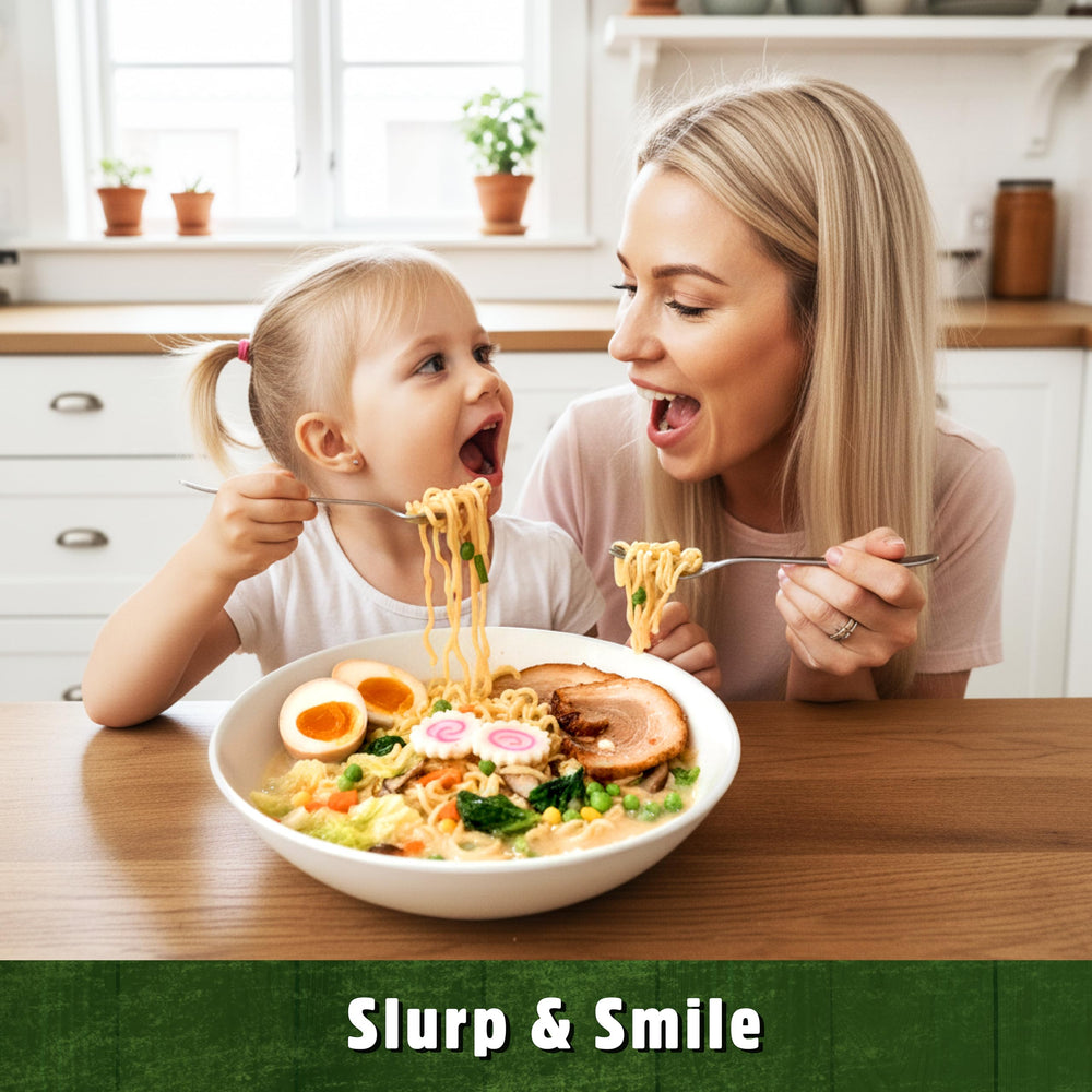 Real Naturals dried ramen toppings with corn for sunny crunch