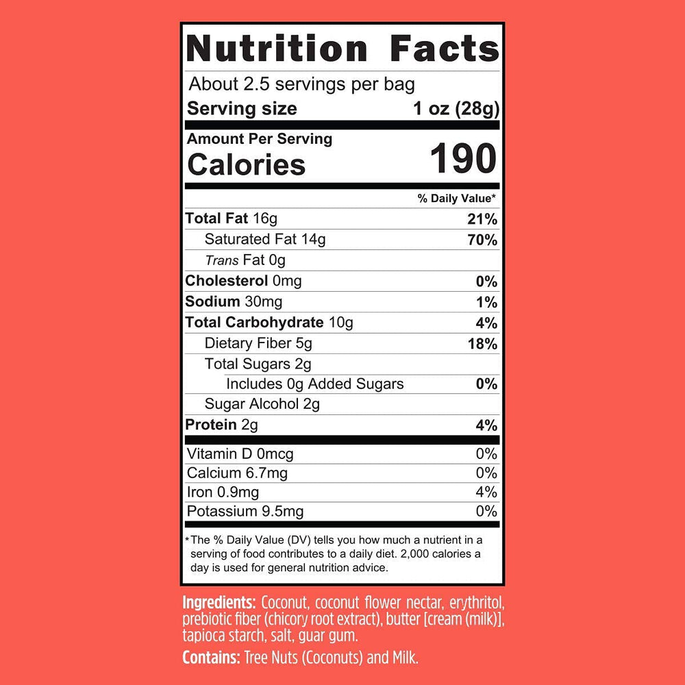 Real Naturals Keto Cookies Butter Coconut Dipping, great for peanut butter or low-carb jams.
