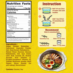 Real Naturals low-sodium ramen seasoning powder enhances flavor with less salt
