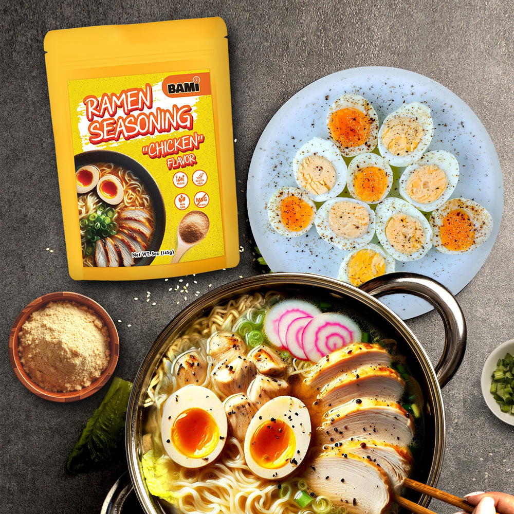 Real Naturals vegan chicken flavor ramen seasoning enriches plant-based dishes