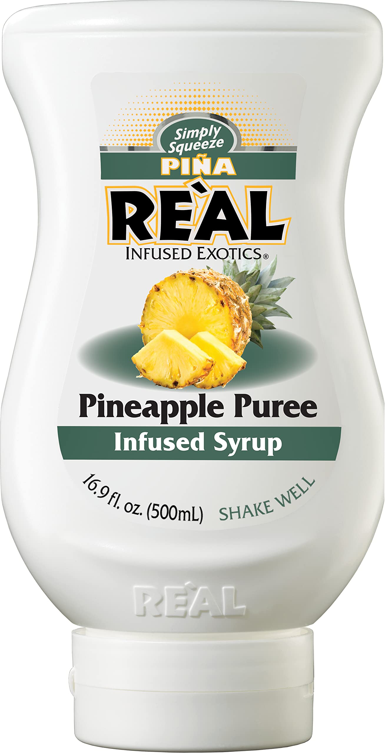 Cocktail idea using Piña Reàl pineapple puree syrup for a tropical drink.