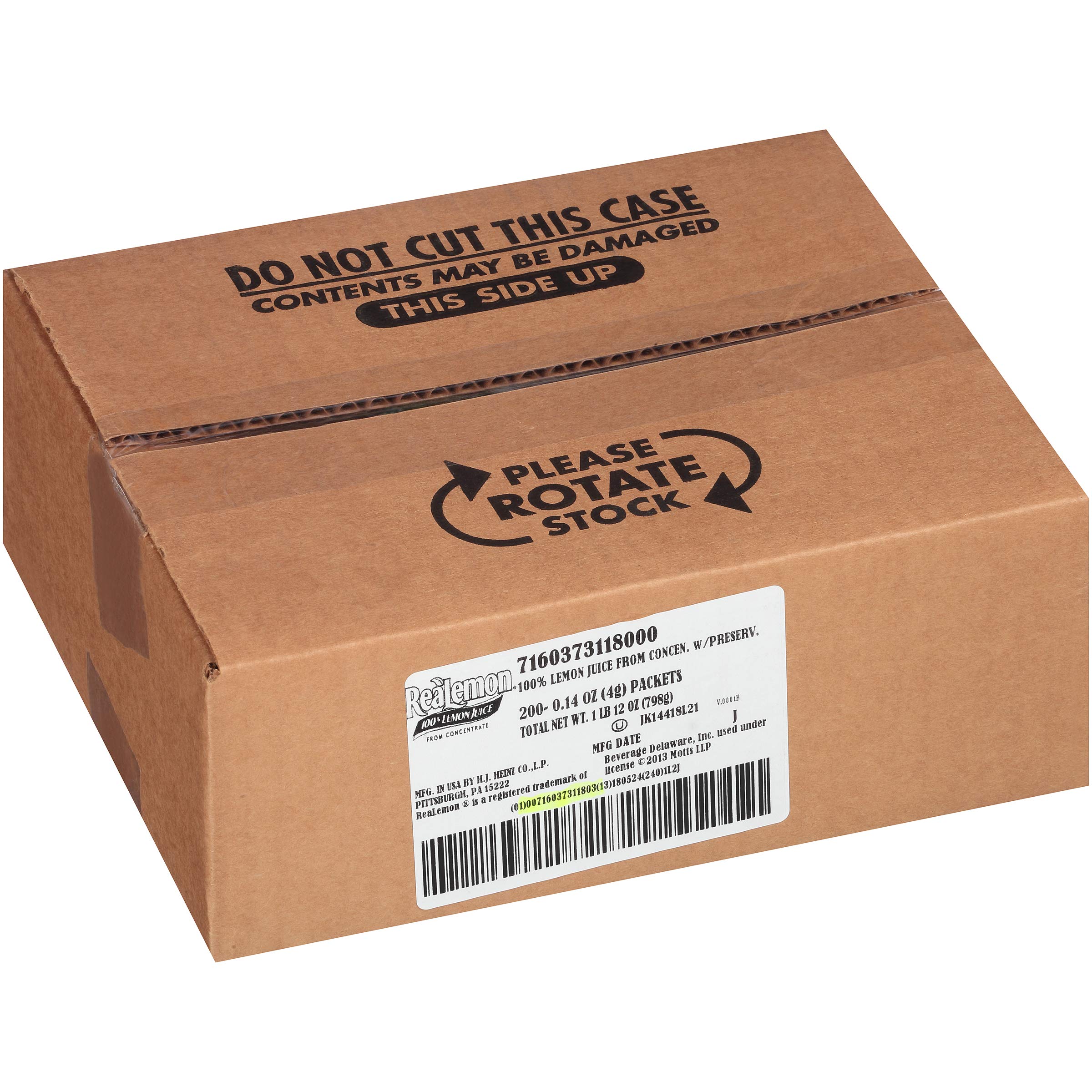 ReaLemon lemon juice sachets in front-of-house format for quick service