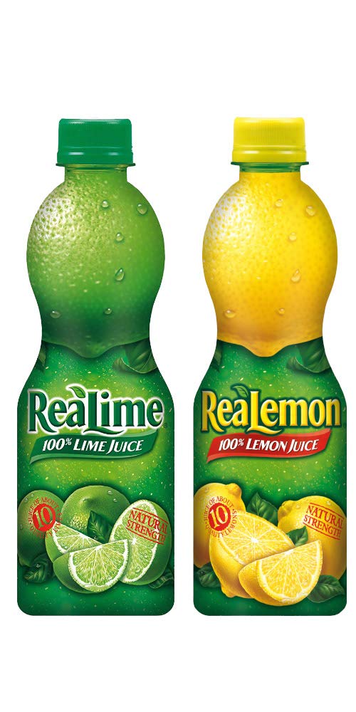 ReaLemon juice bottle pour for quick marinades and flavorful seafood dishes.
