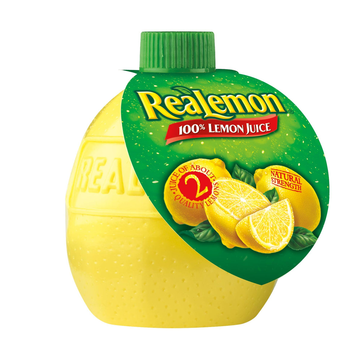 Realemon 2.5 oz lemon juice bottle ready for quick kitchen flavoring