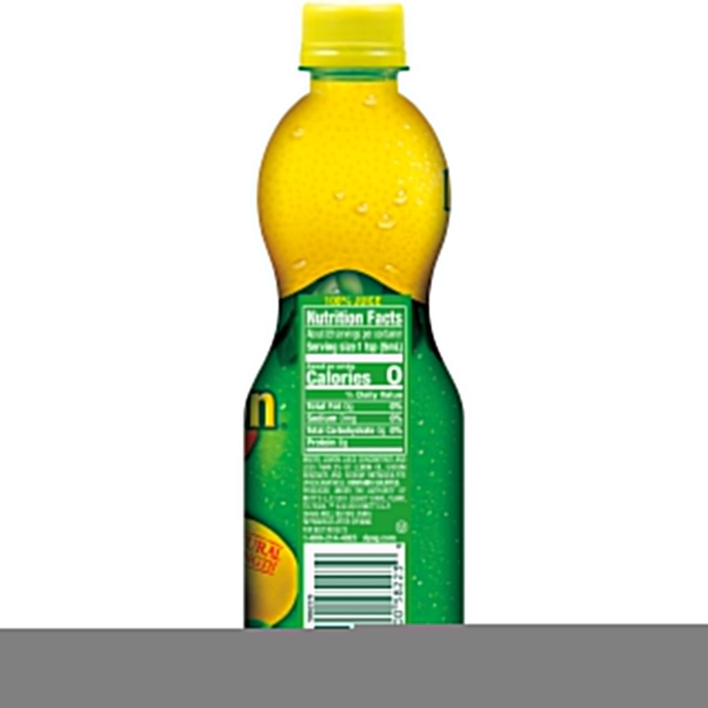 ReaLemon lemon juice pour demonstrates quick flavor boost for drinks.