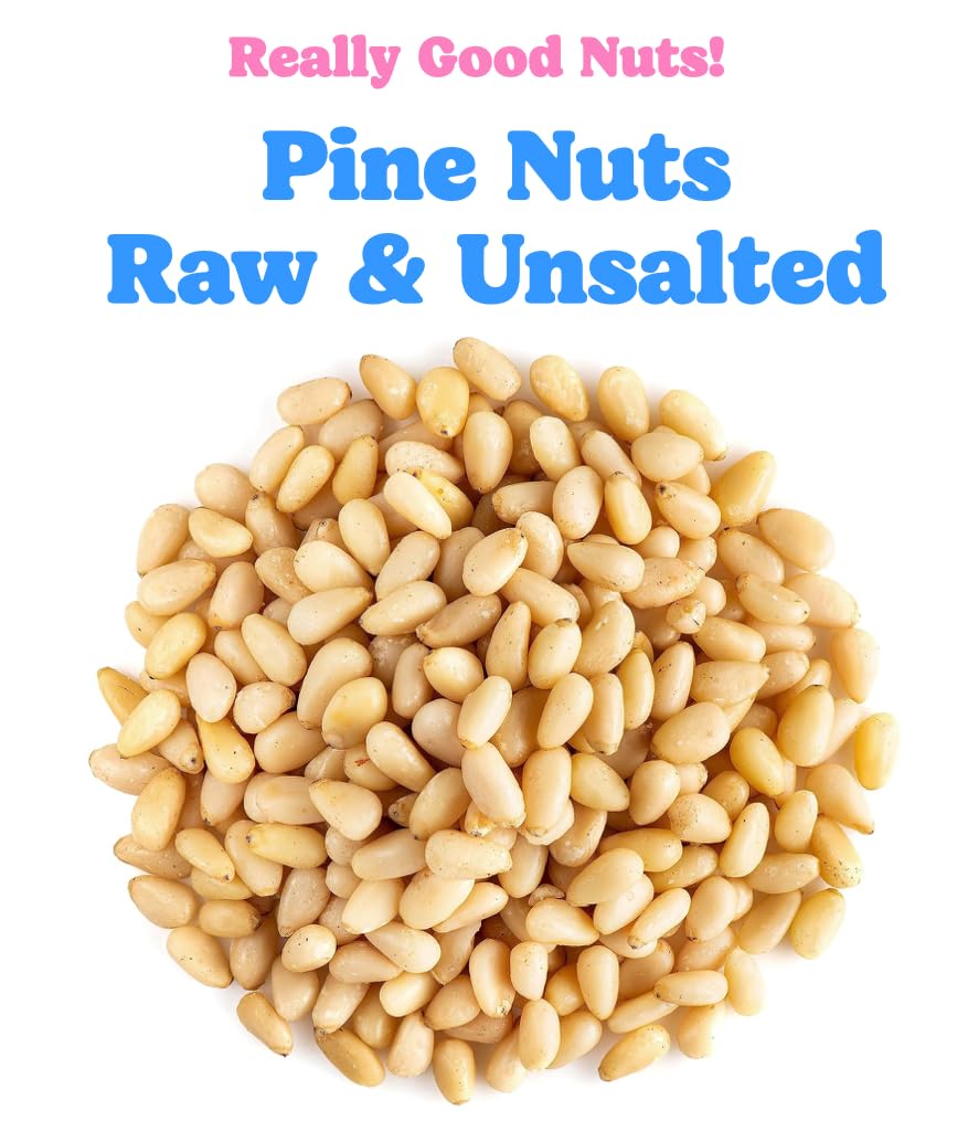 Really Good Nuts unsalted raw pine nuts highlight natural flavor and versatile use