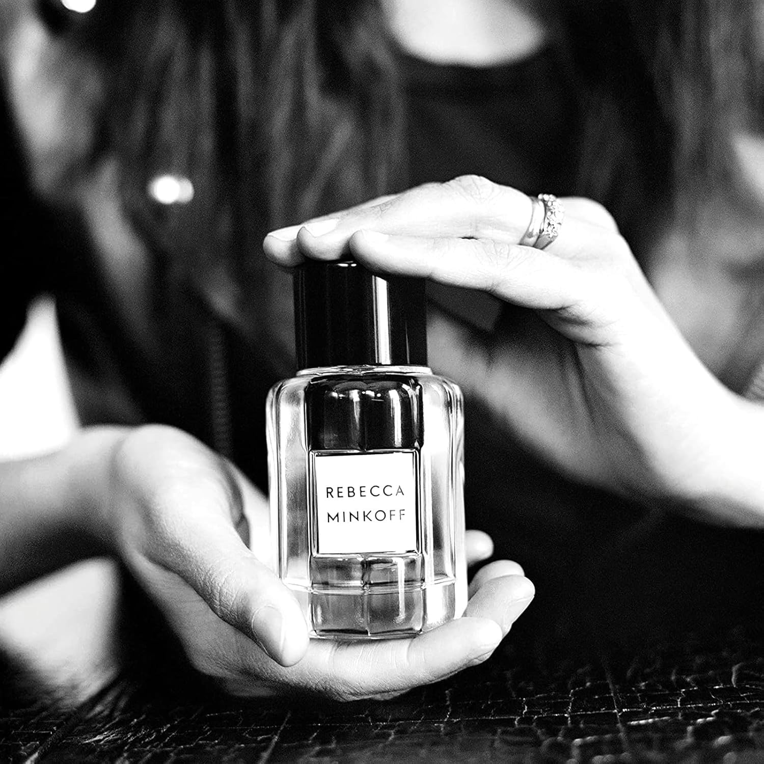 Rebecca Minkoff perfume bottle showcases jasmin for romantic nights