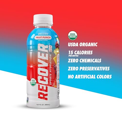 RECOVER 180 coconut water blend supports natural hydration during workouts.