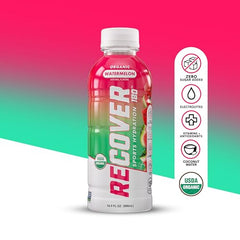 RECOVER 180 electrolytes and potassium on packaging support hydration.