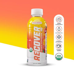 RECOVER 180 twelve-pack bottles displayed for convenient hydration