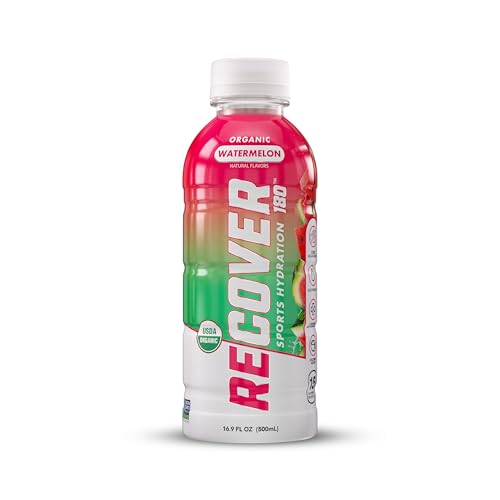 Pack of 12 RECOVER 180 variety-pack front emphasizes convenience for teams and families