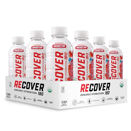 RECOVER 180 electrolytes bottle image highlights potassium-rich hydration during workouts