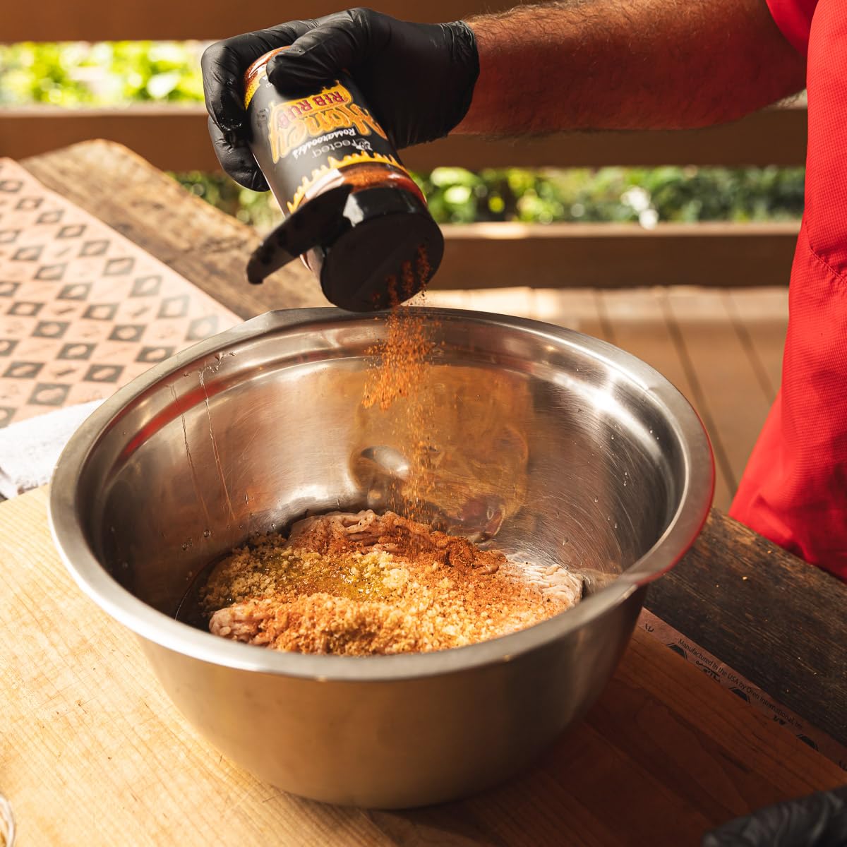 Recteq Rossarooski's Honey Rib Rub glazed ribs with glossy finish on grill