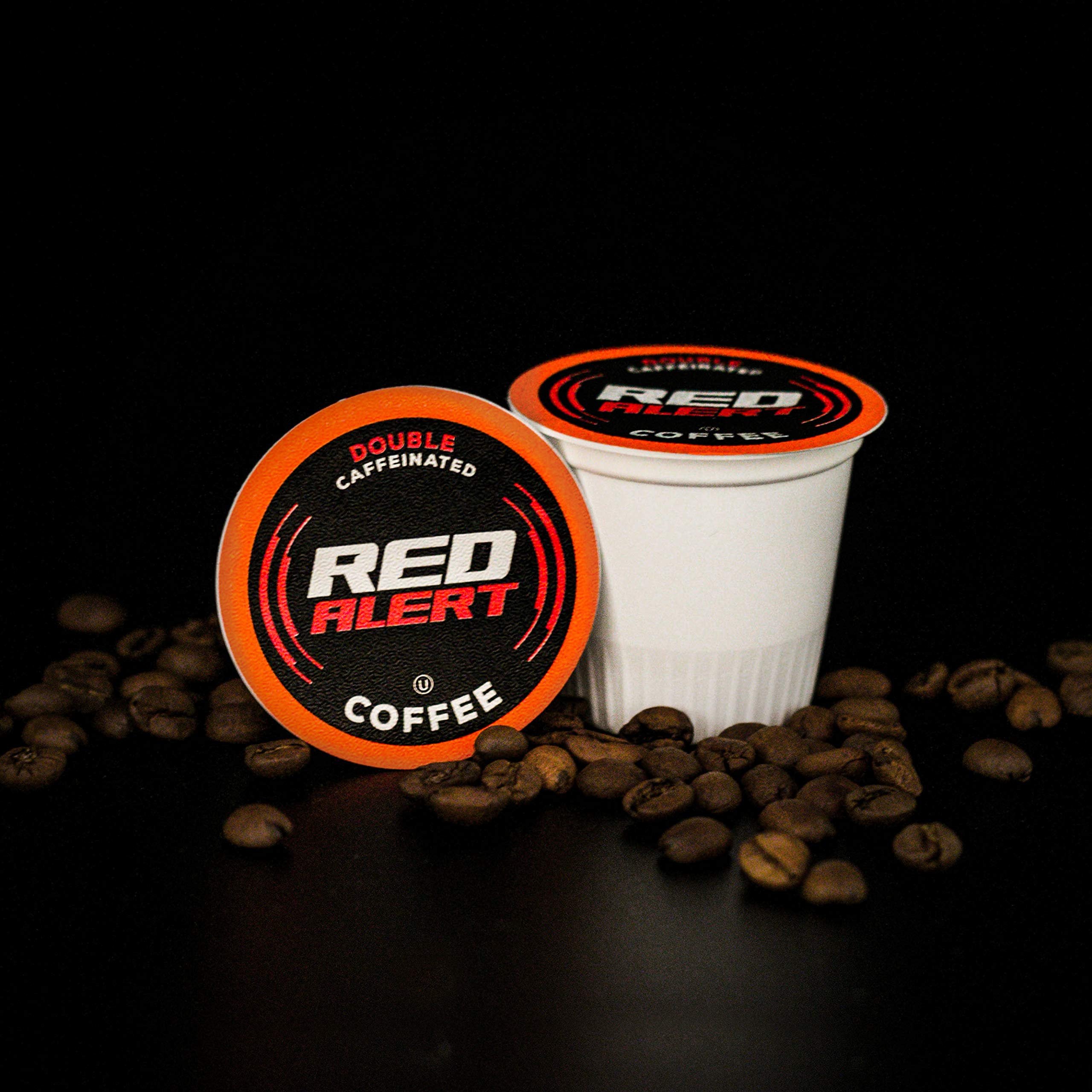 Red Alert 40-count pack stacked for quick grab-and-go.