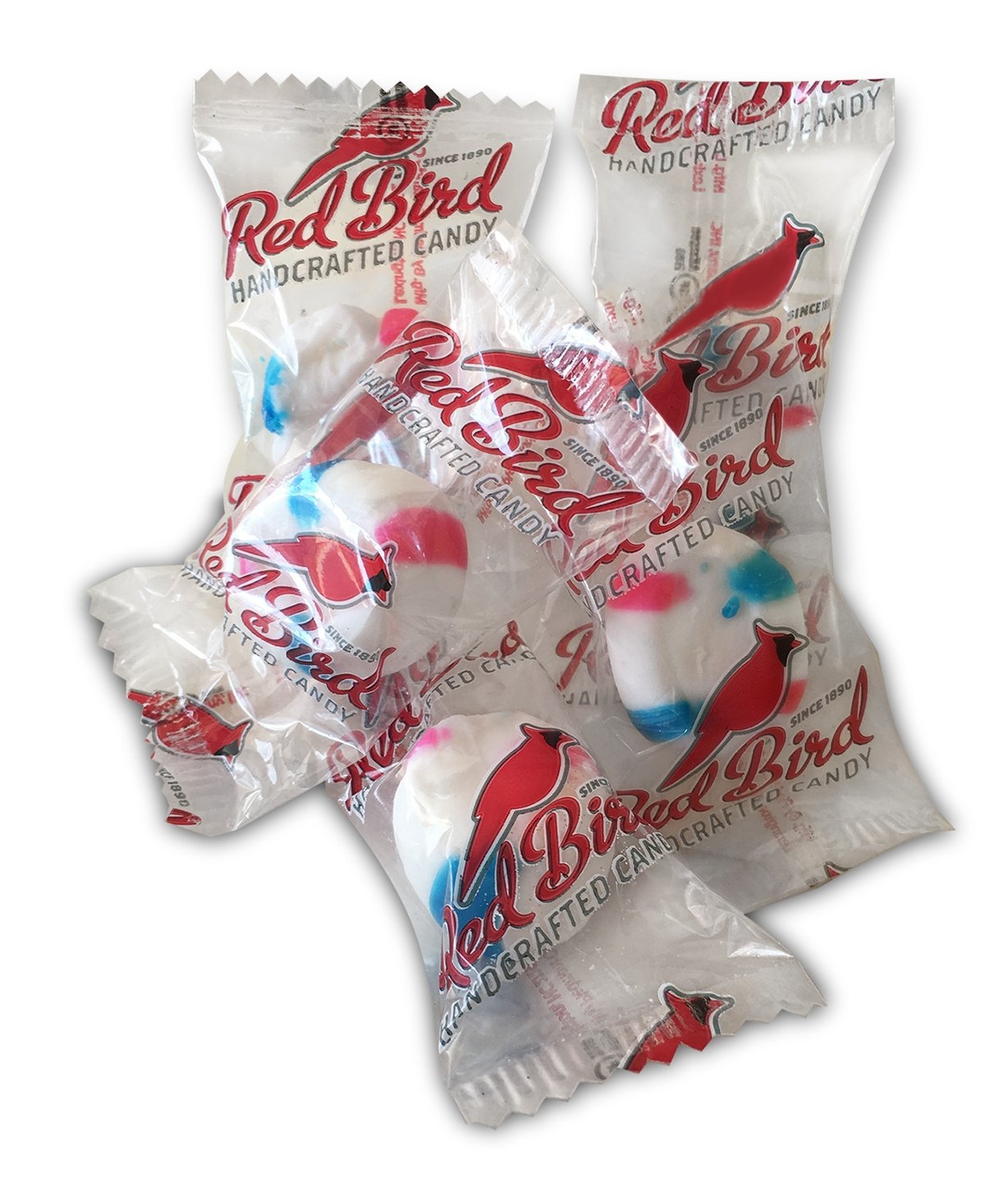 Red Bird cotton candy flavored candy bag bundle shown for convenient sharing.