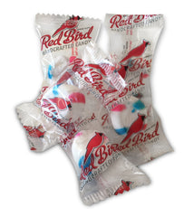 Red Bird cotton candy flavored candy bag bundle shown for convenient sharing.