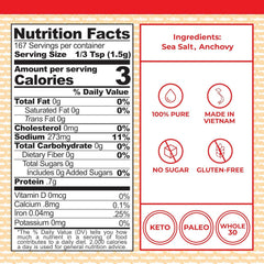 Red Boat Umami Salt label closeup highlighting natural handcrafted seasoning