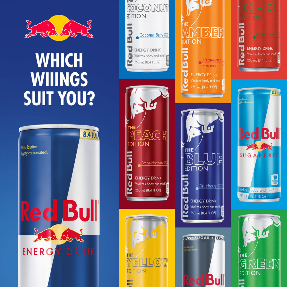 Red Bull Sea Blue Edition ready for gaming sessions, offering quick energy between rounds