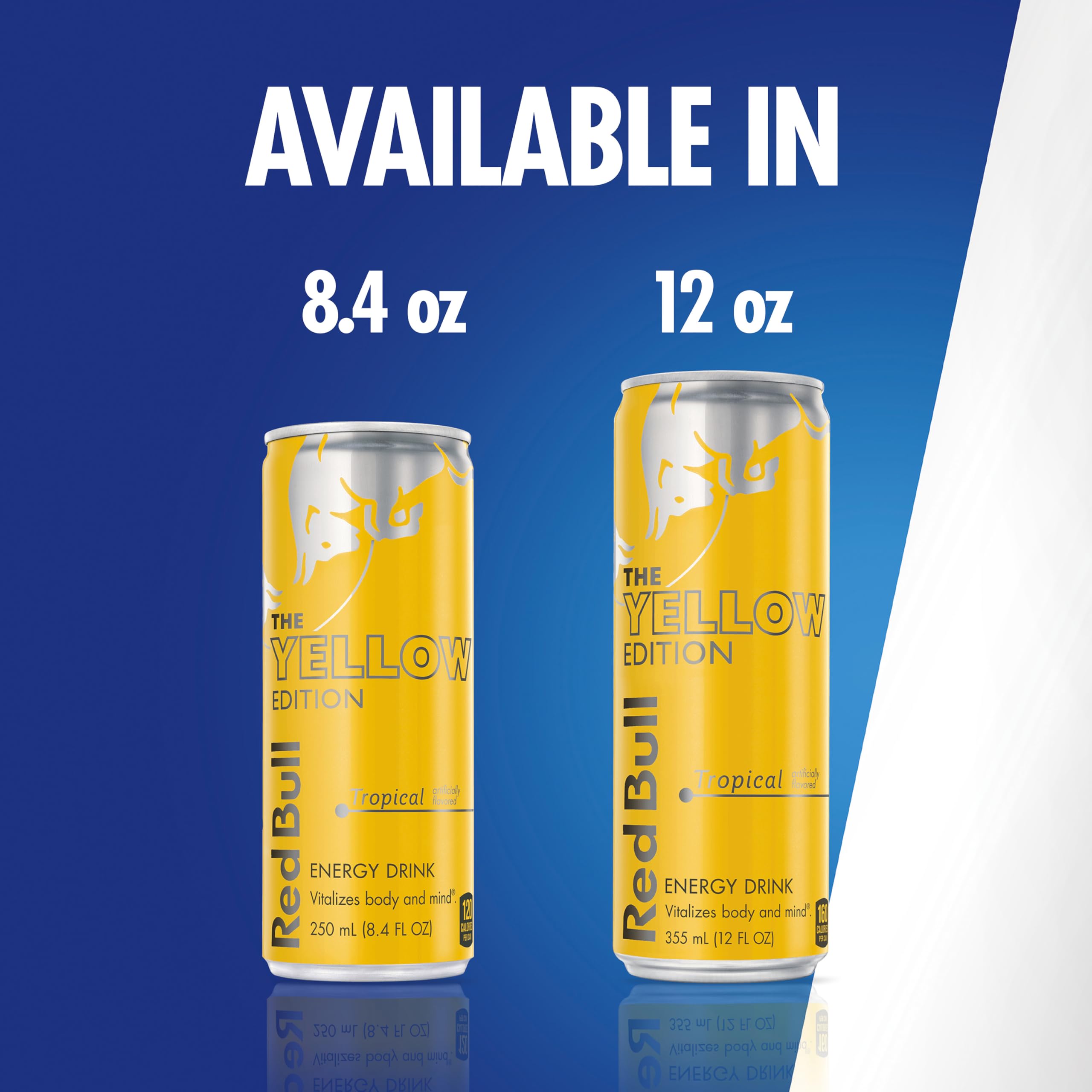 Red Bull Yellow Edition tropical bottle on-the-go boosts focus during study