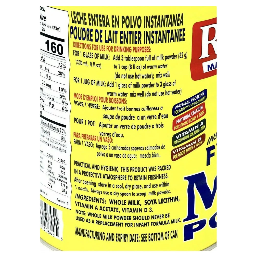 Creamy milk drink prepared from Red Cow powder for everyday meals