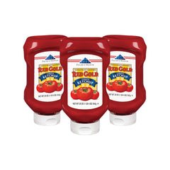 Red Gold ketchup 3-pack front view for family meals