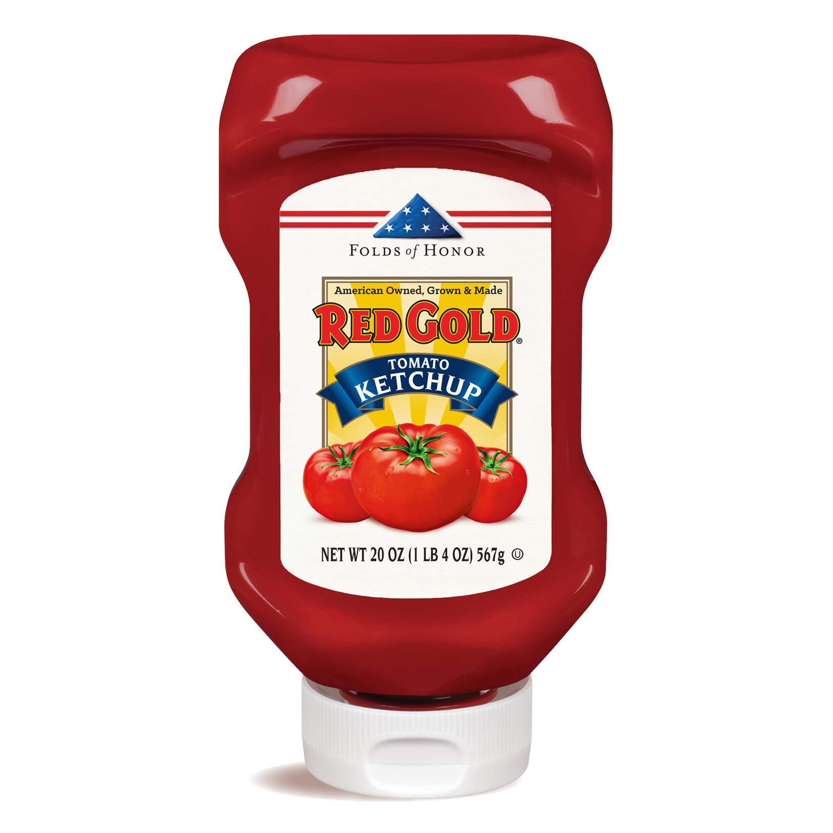 Red Gold Ketchup pack of 4 showcases family-size pantry option.