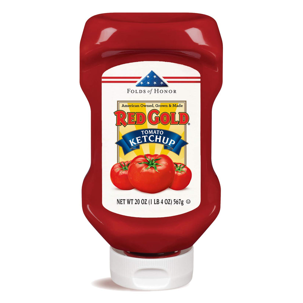 Red Gold Ketchup pack of 4 showcases family-size pantry option.