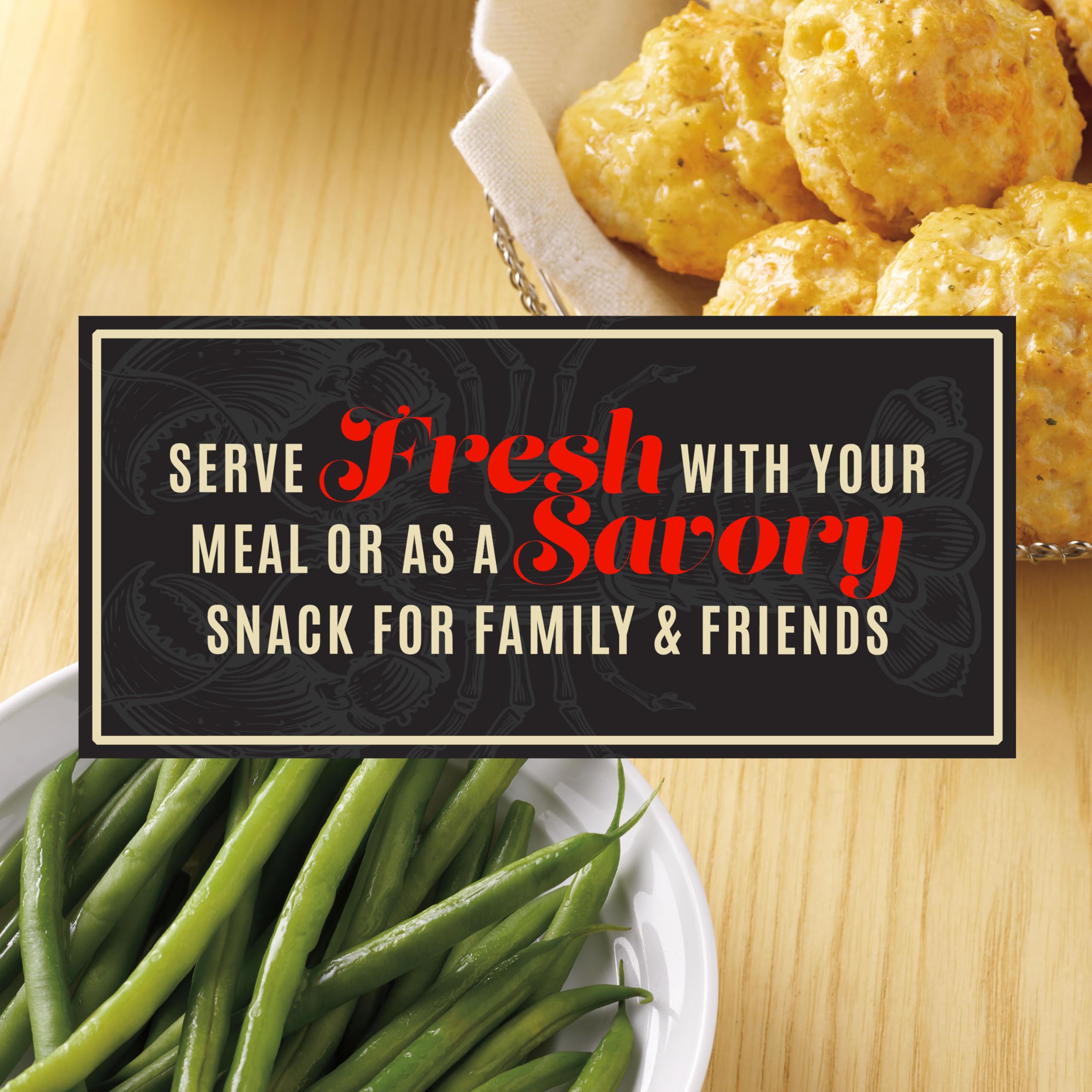 Red Lobster Cheddar Bay Biscuits paired with soup for a comforting lunch