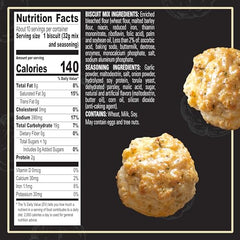 Red Lobster Cheddar Biscuit Mix seasoning pouch adds savory garlic herb notes for easy prep