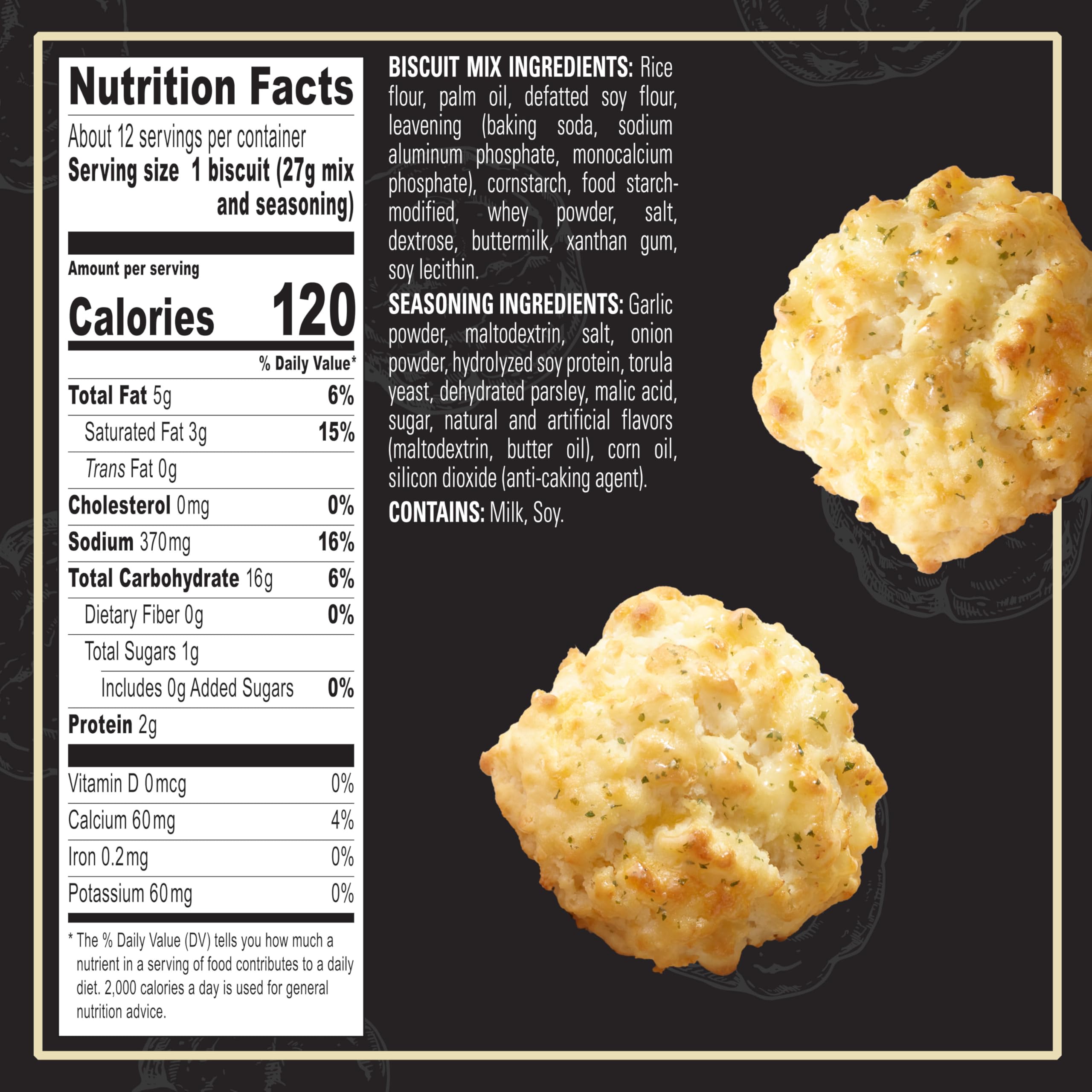 Red Lobster garlic herb seasoning pouch for brushing on biscuits