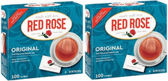 Red Rose Original Tea bags packaging, convenient and ready to brew.