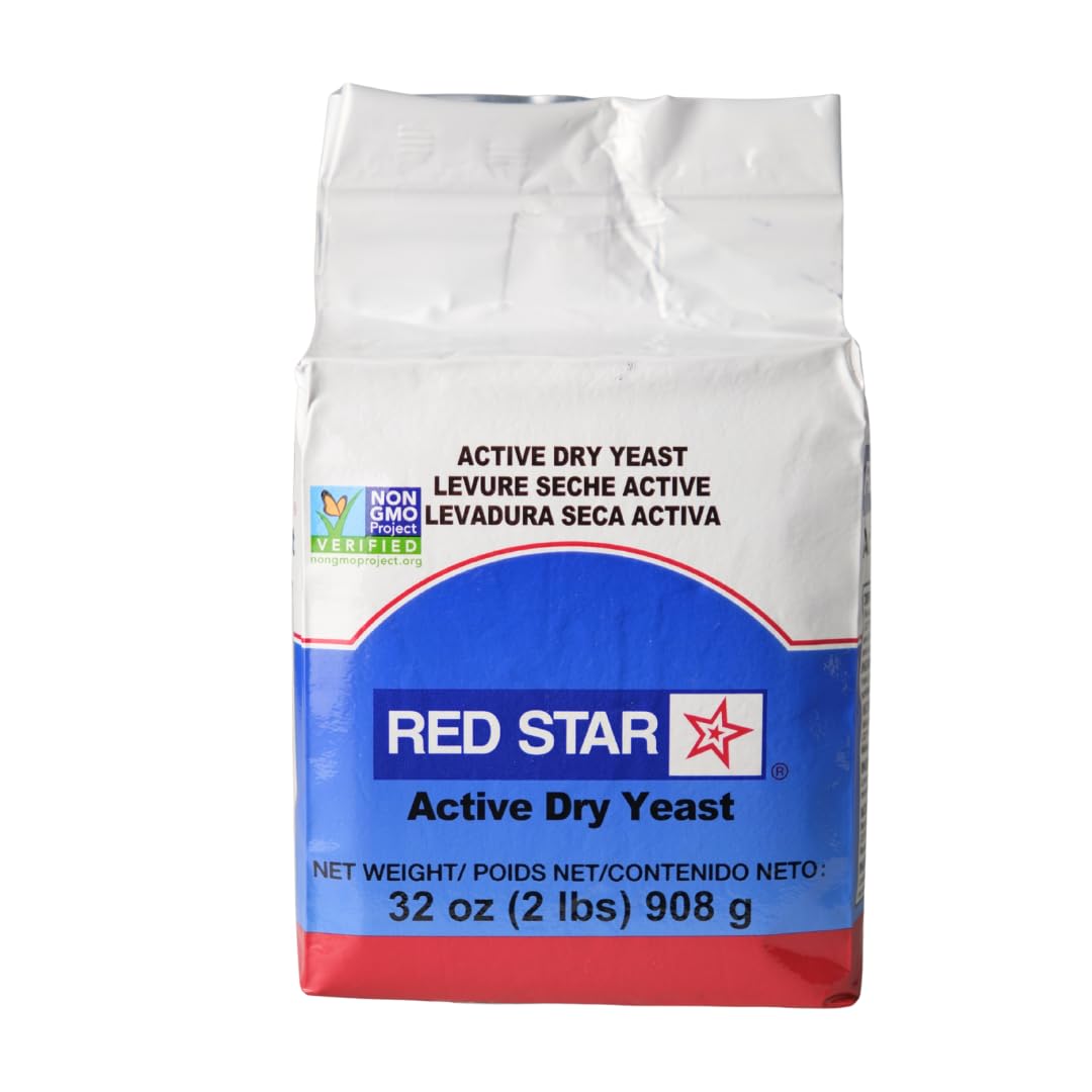 Red Star Active Dry Yeast 16 oz bottle ready for reliable bread rising