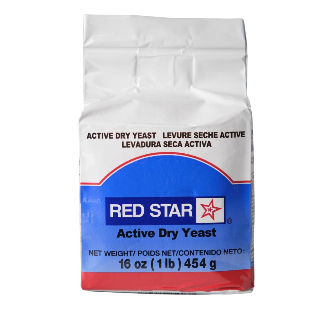 Red Star Active Dry Yeast 16oz packaging ready for baking.