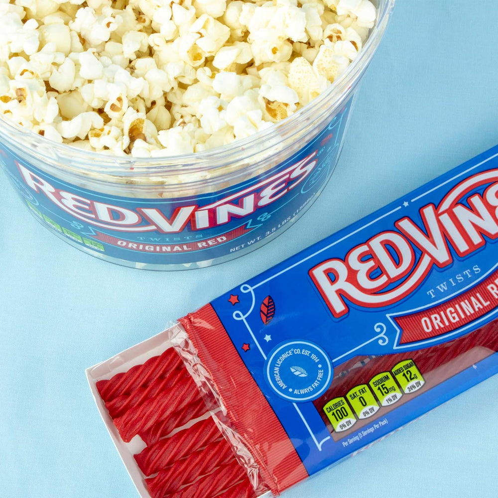 Red Vines fat-free and preservative-free formula highlighted