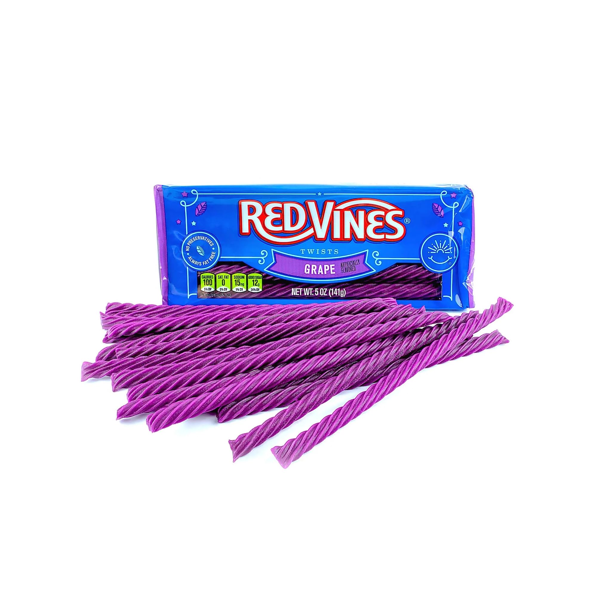 Juicy grape flavor and soft chew ideal for road trips and casual snacking.