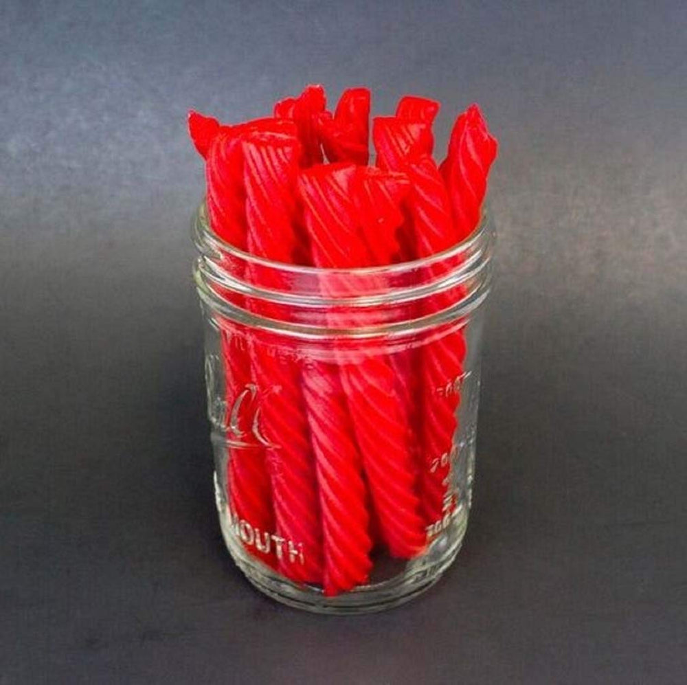Red Vines Jumbo Licorice Original Red on movie-night setup