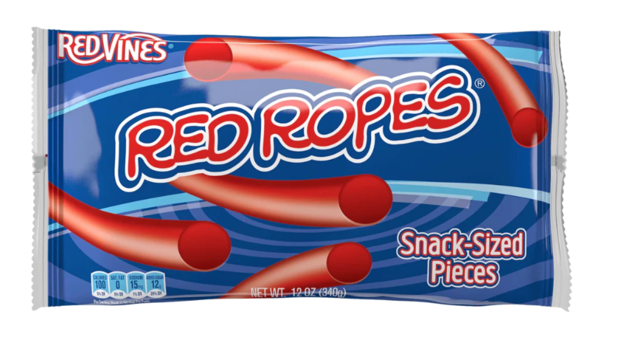 Red Vines Red Ropes two-pack front view, ideal for sharing snacks