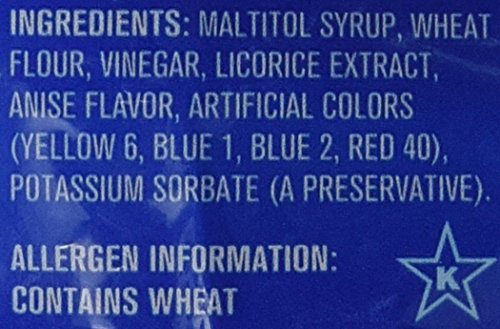 Red Vines sugar-free licorice with velvety chew and aroma.